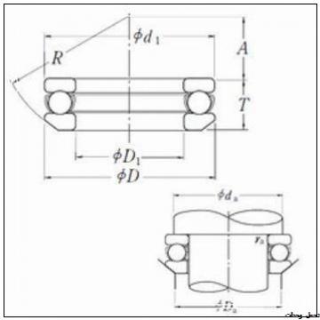 100 mm x 210 mm x 22.5 mm  SKF 89420 M المحامل الدوارة الاتجاه