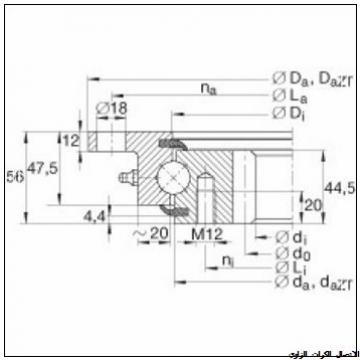 45 mm x 75 mm x 16 mm  INA BXRE009-2RSR محامل إبرة الأسطوانة