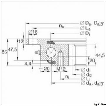 SKF 351148 B تناقص الأسطوانة المحامل الدفعية