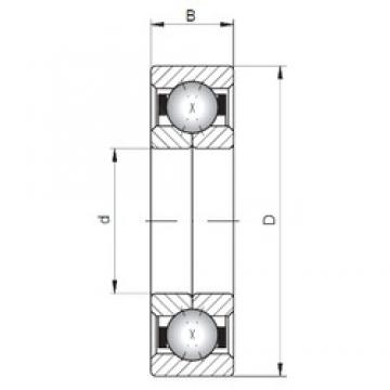 ISO QJ219 الاتصال الكرات الزاوي