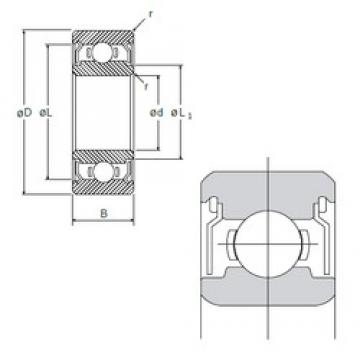 10 mm x 20 mm x 6 mm  NBZH MR2010ZZ الكرات الأخدود العميق