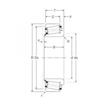 50 mm x 93,266 mm x 29 mm  Gamet 111050/111093X تناقص الأسطوانة المحامل