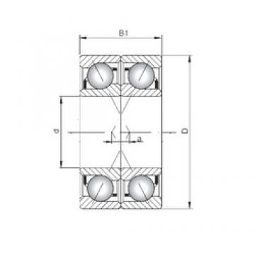 ISO 7238 ADF الاتصال الكرات الزاوي