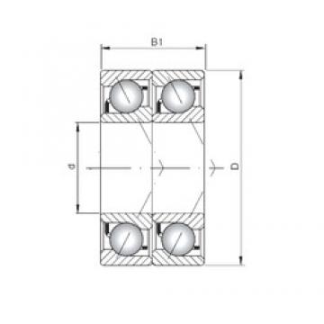 ISO 7018 ADT الاتصال الكرات الزاوي