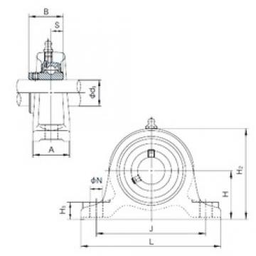 NACHI UCIP209 تحمل وحدات