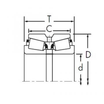 Timken 456/452DC تناقص الأسطوانة المحامل