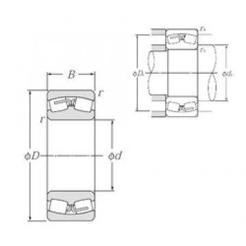 340 mm x 460 mm x 90 mm  NTN 23968 محامل كروية