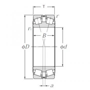 110 mm x 180 mm x 56 mm  NTN 323122 تناقص الأسطوانة المحامل