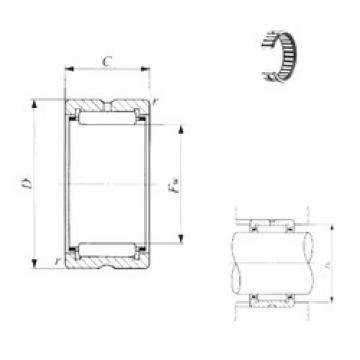 IKO TR 253825 محامل إبرة الأسطوانة