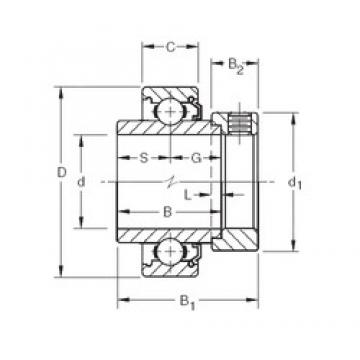 31.75 mm x 62 mm x 36,51 mm  Timken 1103KL3 الكرات الأخدود العميق