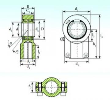 80 mm x 120 mm x 80 mm  ISB TAPR 680 CE محامل عادي