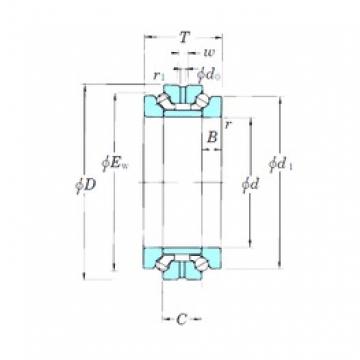 55 mm x 90 mm x 11 mm  KOYO 234411B فحوى الكرات