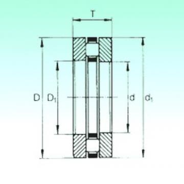 90 mm x 135 mm x 10,5 mm  NBS 81218TN المحامل الدوارة الاتجاه