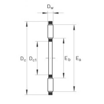 INA TC613 المحامل الدوارة الاتجاه