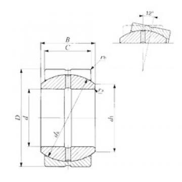 19.05 mm x 31,75 mm x 16,66 mm  IKO SBB 12 محامل عادي