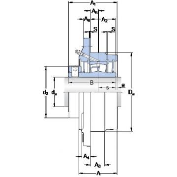 SKF FYRP 1 3/4 تحمل وحدات