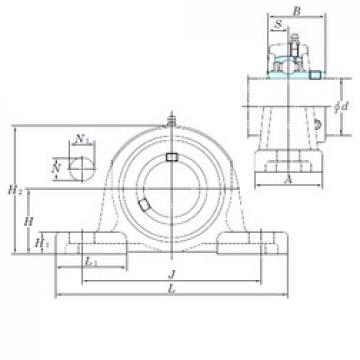 KOYO UCP305 تحمل وحدات