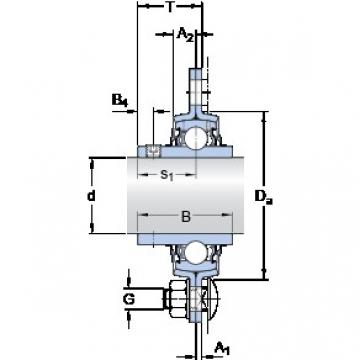 SKF PFT 1.1/4 TR تحمل وحدات