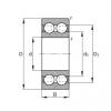 45 mm x 85 mm x 23 mm  FAG 4209-B-TVH الكرات الأخدود العميق