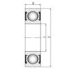 110 mm x 170 mm x 28 mm  ISO 6022 ZZ الكرات الأخدود العميق