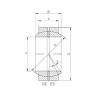 70 mm x 105 mm x 49 mm  ISO GE 070 ES-2RS محامل عادي