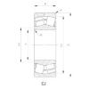 100 mm x 215 mm x 73 mm  Timken 22320CJ محامل كروية