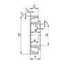 32 mm x 65 mm x 17 mm  KBC 302/32 تناقص الأسطوانة المحامل