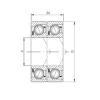 ISO 7326 BDT الاتصال الكرات الزاوي