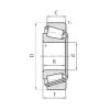 170 mm x 260 mm x 54 mm  CYSD 32034*2 تناقص الأسطوانة المحامل