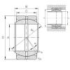 44,45 mm x 71,438 mm x 38,887 mm  INA GE 44 ZO محامل عادي