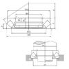 400 mm x 620 mm x 44 mm  NACHI 29380E المحامل الدوارة الاتجاه