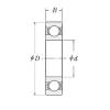 82,55 mm x 120,65 mm x 19,05 mm  RHP XLJ3.1/4 الكرات الأخدود العميق