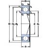 50 mm x 90 mm x 20 mm  SKF S7210 ACD/P4A الاتصال الكرات الزاوي