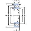 110 mm x 170 mm x 28 mm  SKF 7022 CE/P4A الاتصال الكرات الزاوي