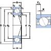 170 mm x 260 mm x 42 mm  SKF 7034 CD/HCP4AH1 الاتصال الكرات الزاوي