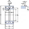 100 mm x 150 mm x 67 mm  SKF NNF 5020 ADA-2LSV محامل أسطوانية