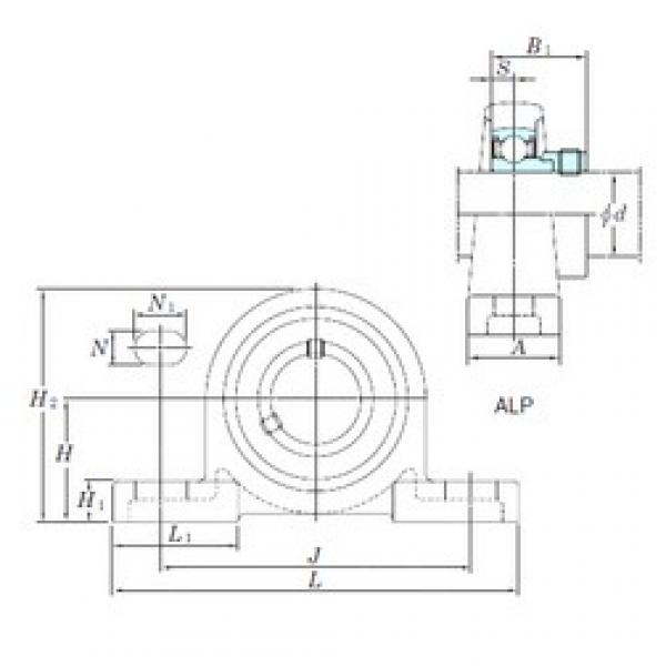 KOYO ALP202 تحمل وحدات #3 image