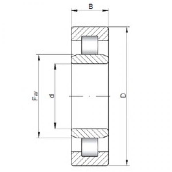 260 mm x 540 mm x 206 mm  ISO NU3352 محامل أسطوانية #3 image