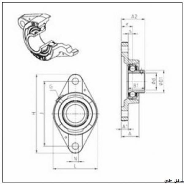 30 mm x 62 mm x 20 mm  FBJ 22206K محامل كروية #2 image