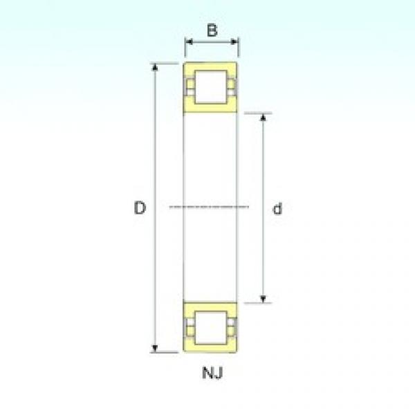 170 mm x 310 mm x 52 mm  ISB NUP 234 محامل أسطوانية #3 image