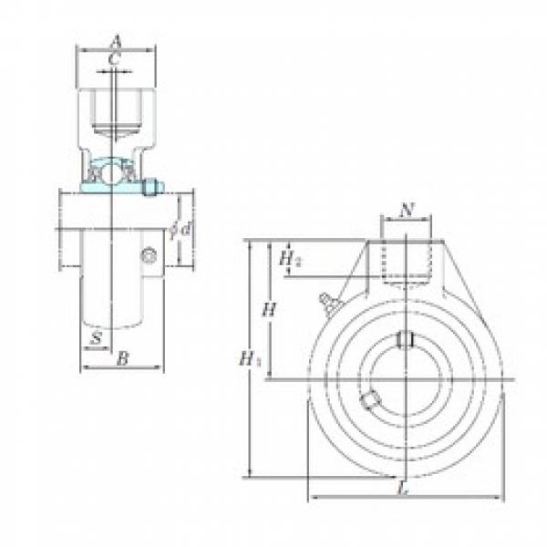 KOYO UCHA207-21 تحمل وحدات #3 image