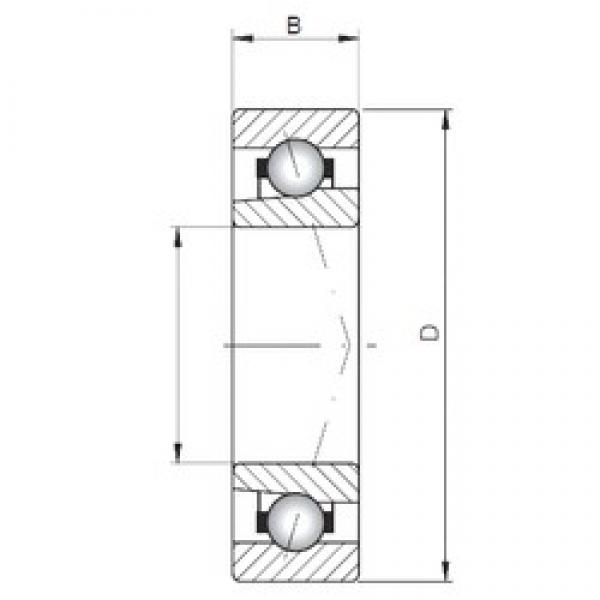 ISO 71830 A الاتصال الكرات الزاوي #3 image