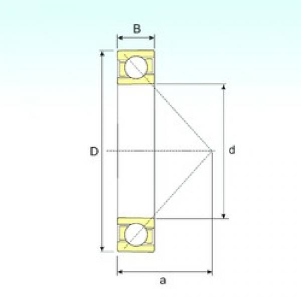 130 mm x 230 mm x 40 mm  ISB 7226 B الاتصال الكرات الزاوي #3 image