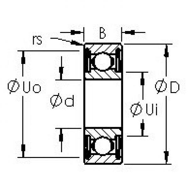 AST SR2-6ZZ الكرات الأخدود العميق #3 image