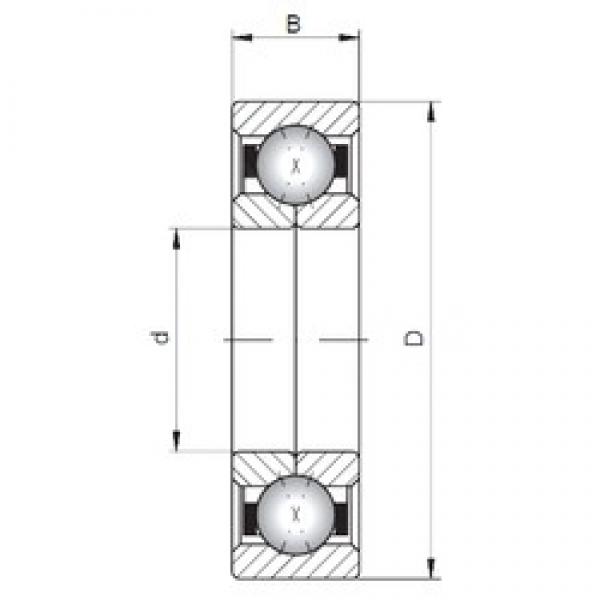 ISO QJ1260 الاتصال الكرات الزاوي #3 image