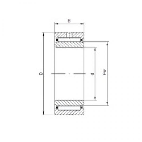 28 mm x 45 mm x 17 mm  ISO NA49/28 محامل إبرة الأسطوانة #3 image