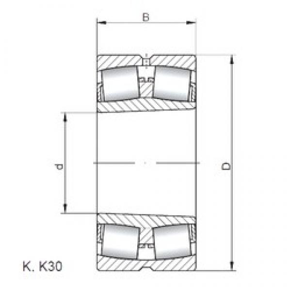 380 mm x 520 mm x 106 mm  ISO 23976 KW33 محامل كروية #3 image