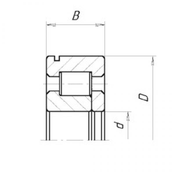 30 mm x 67 mm x 23 mm  KOYO 06NUP0723BVHNC4 محامل أسطوانية #3 image