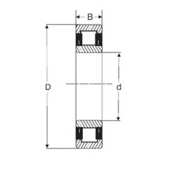 35 mm x 80 mm x 31 mm  SIGMA NU 2307 محامل أسطوانية #3 image