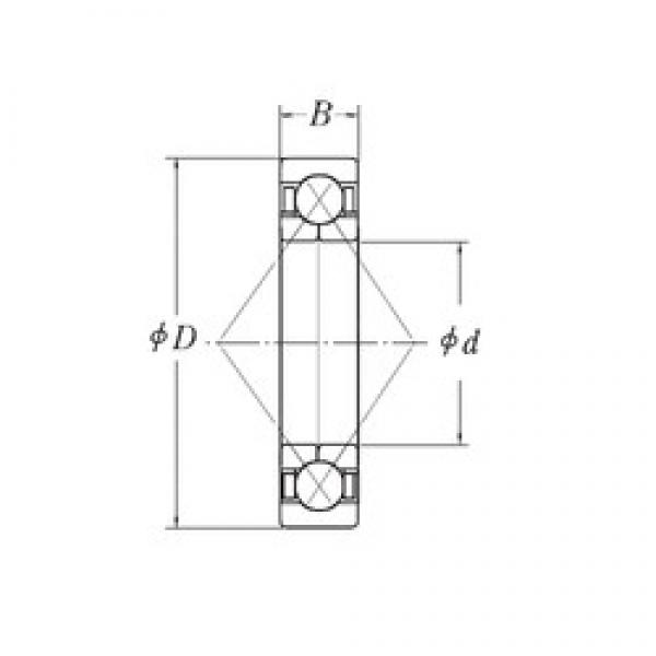 50,8 mm x 114,3 mm x 26,9875 mm  RHP QJM2 الاتصال الكرات الزاوي #3 image